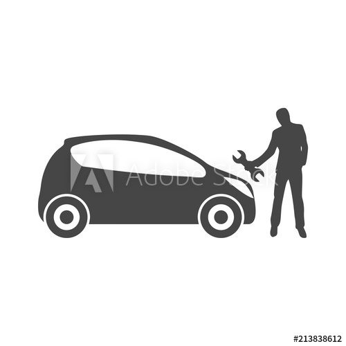 500x500 Car Repair Service Workshop Mechanic Icon