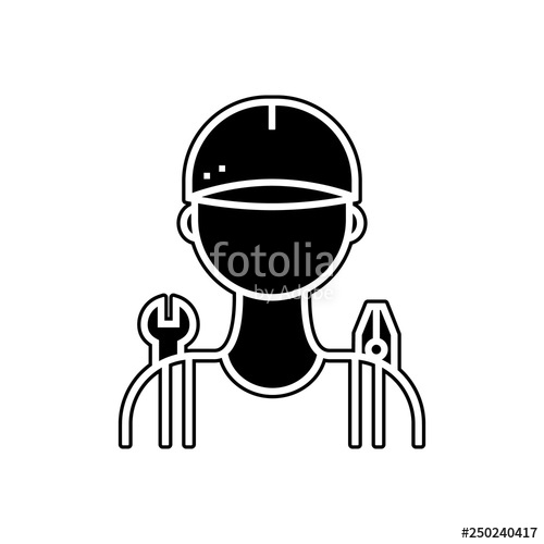 500x500 Car Mechanic Icon Element Of Cars Service And Repair Parts