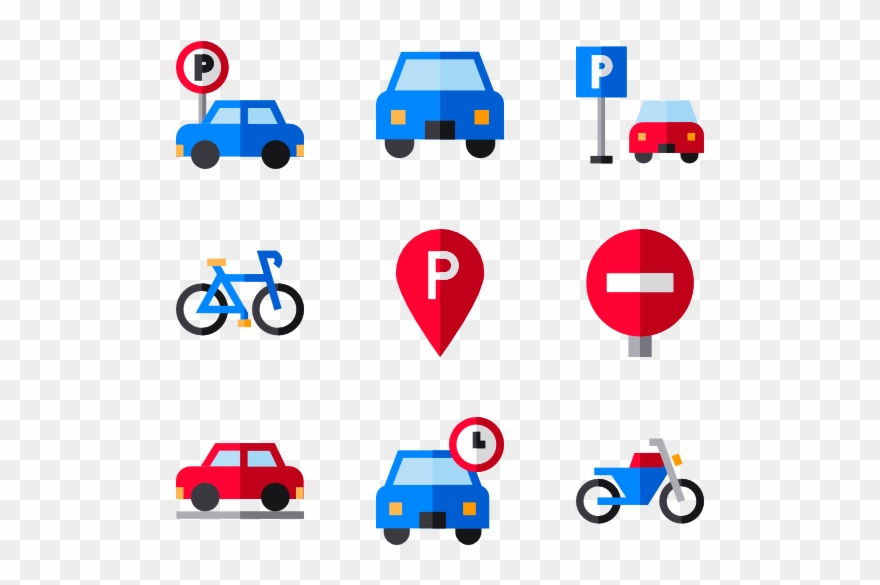 880x585 Parked Car Icons