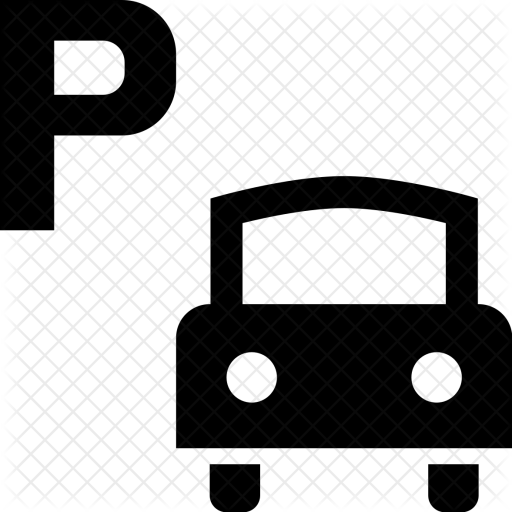 512x512 Car, Parking, Transportation, Park Icon Of Glyph Style