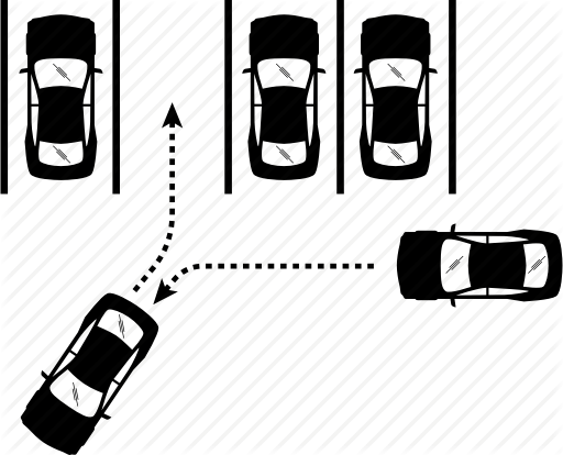 512x414 Car, Park, Parking, Reverse Icon