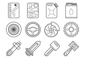 286x200 Car Parts Free Vector Art