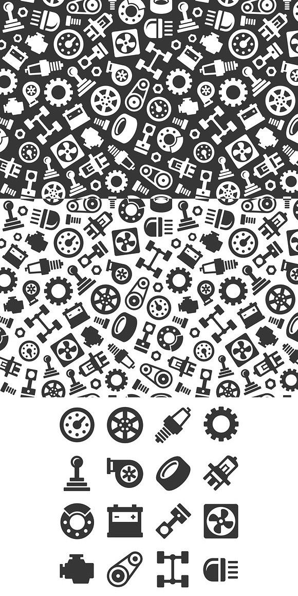 580x1158 Car Parts Icons Set And Backgrounds Car Icons Car Parts, Icon