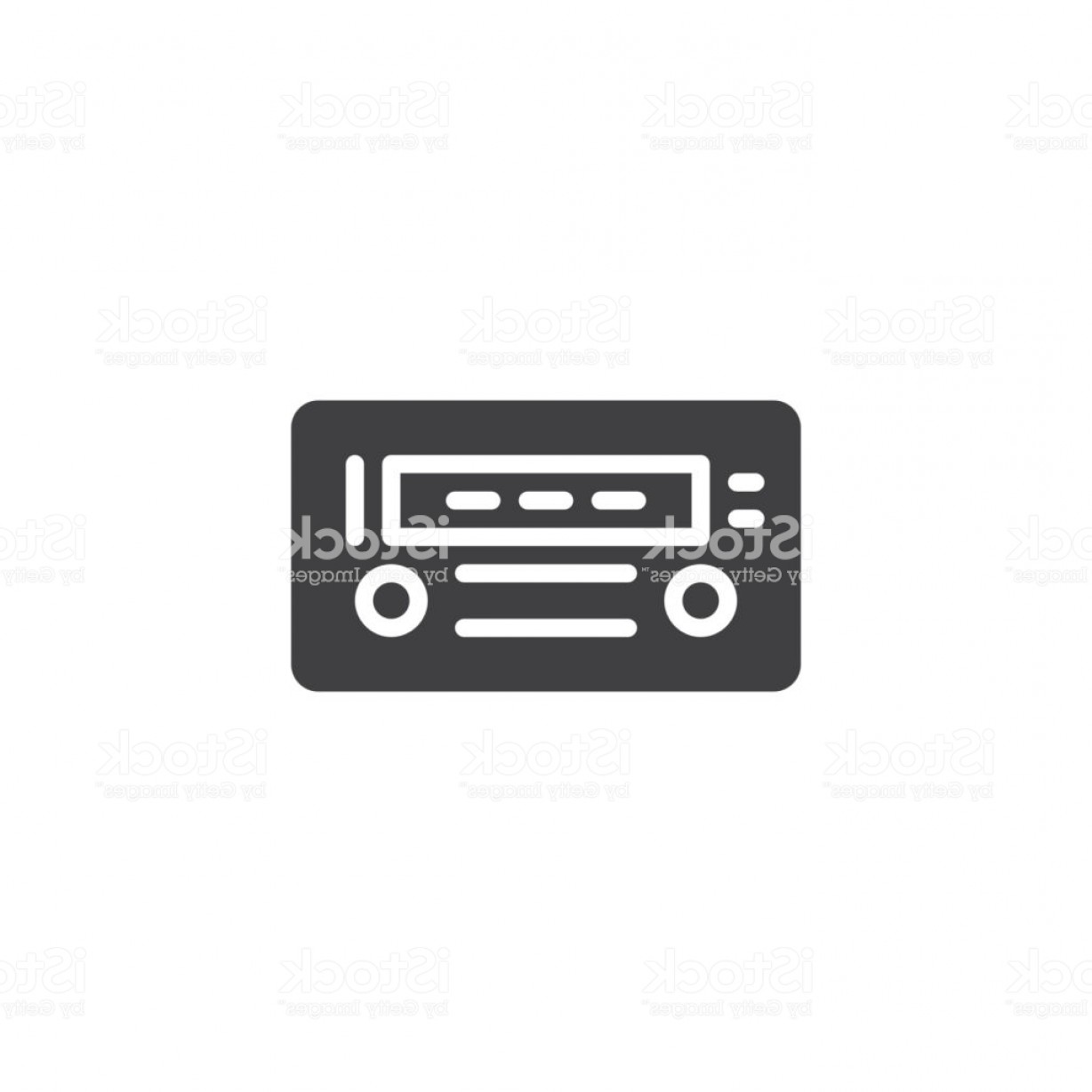 1228x1228 Car Radio Vector Icon Gm Soidergi