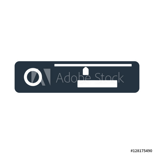 500x500 Car Radio Isolated Icon On White Background, Auto Service, Repa