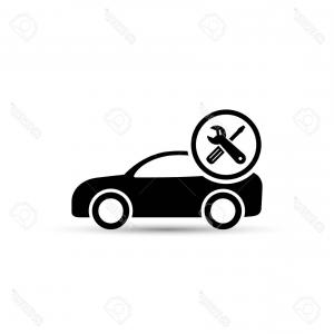 Royalty Free Stock Image Car Repair Icon Vector Black Set White 300x300 Royalty Free Stock Image Car Repair Icon Vector Black Set White