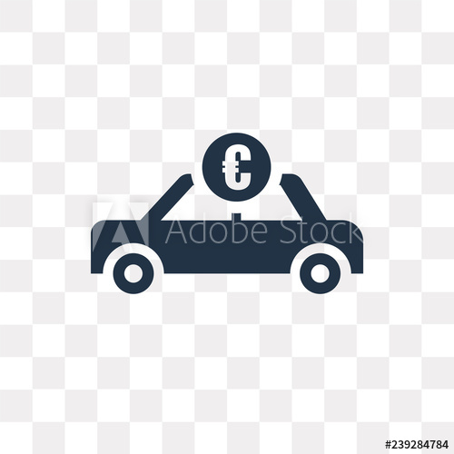 Car Sale In Euros Vector Icon Isolated On Transparent Background 500x500 Car Sale In Euros Vector Icon Isolated On Transparent Background