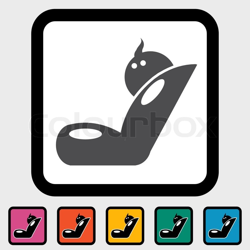800x800 Child Car Seat Icon Stock Vector Colourbox