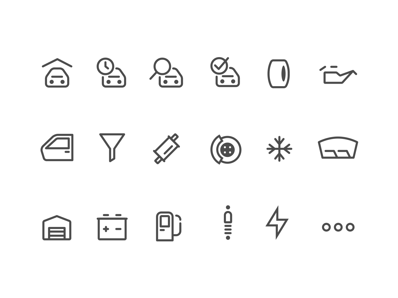 1600x1200 Car Services Icons