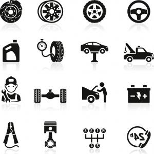 300x300 Stock Illustration Car Service Icon Set Vector Illustration Auto