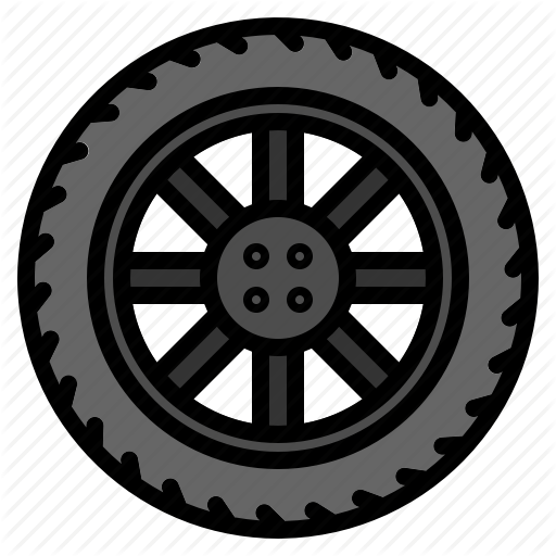 512x512 Car, Tire, Wheel Icon