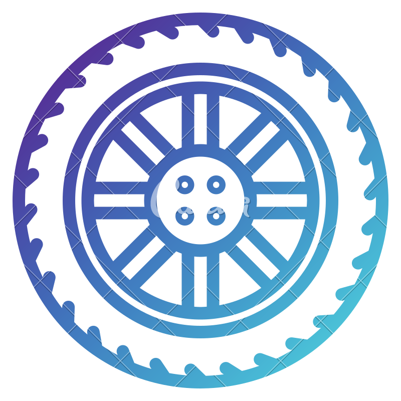 800x800 Car Tire Icon