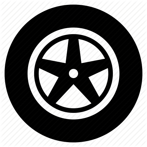 512x512 Car Rim, Car Tire, Car Wheel, Star Rim, Star Wheel, Transport Icon