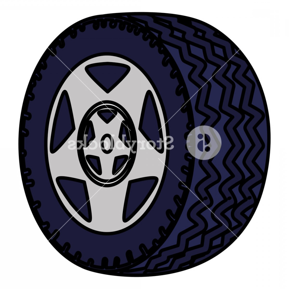 Car Tire Icon at Vectorified.com | Collection of Car Tire Icon free for ...