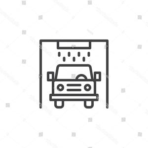 300x300 Car Wash Service Vertical Banner Card Set Vector Createmepink