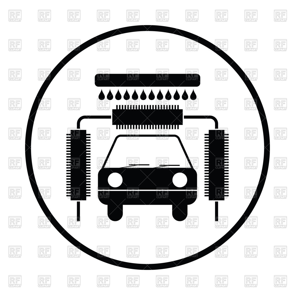 1200x1200 Car Wash Icon Vector Image Of Signs, Symbols, Maps Angelp