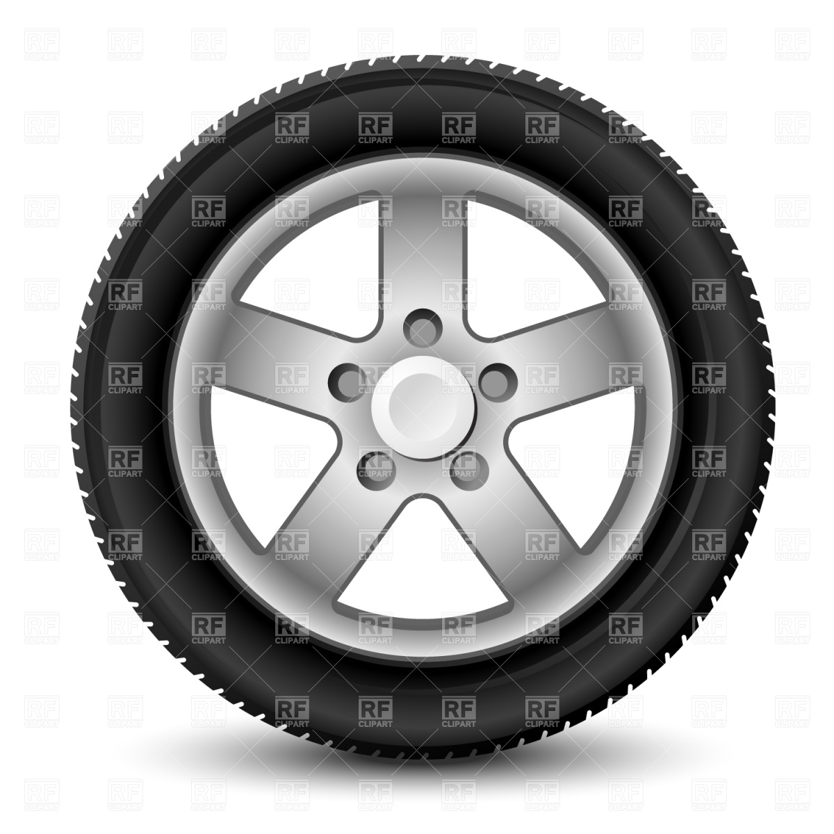 1200x1200 Car Wheel With Tyre Vector Image Of Transportation Prague