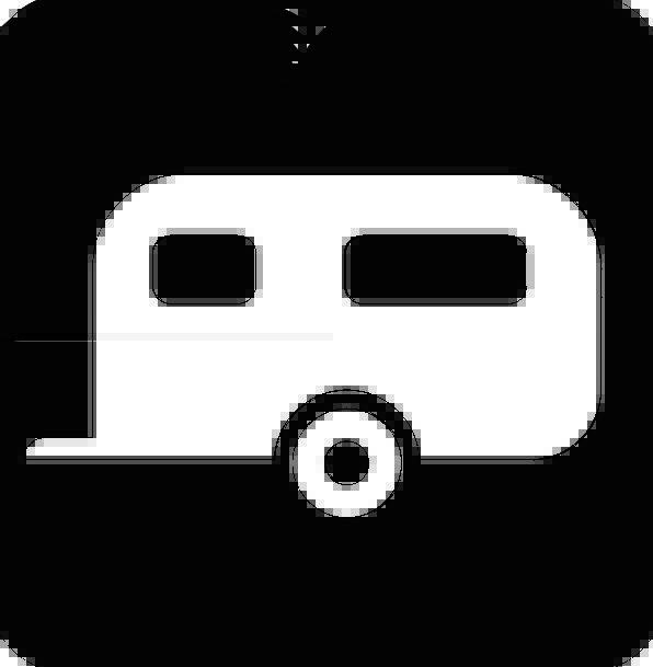 596x609 Trailer, Clip, Black, Dark, Mobile Home, House Trailer, Icon