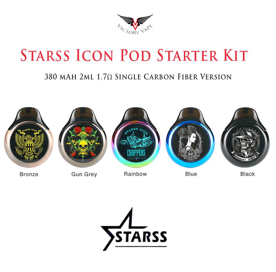 950x935 Starss Icon Pod Starter Kit Mah Single Carbon Fiber