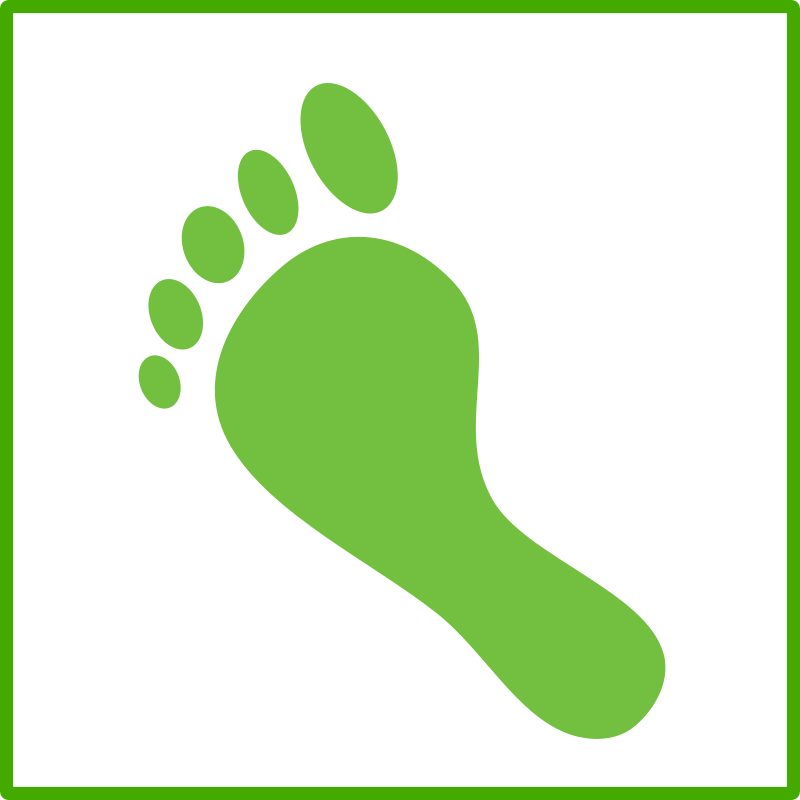 800x800 Free Clipart Eco Green Carbon Footprint Icon Dominiquechappard