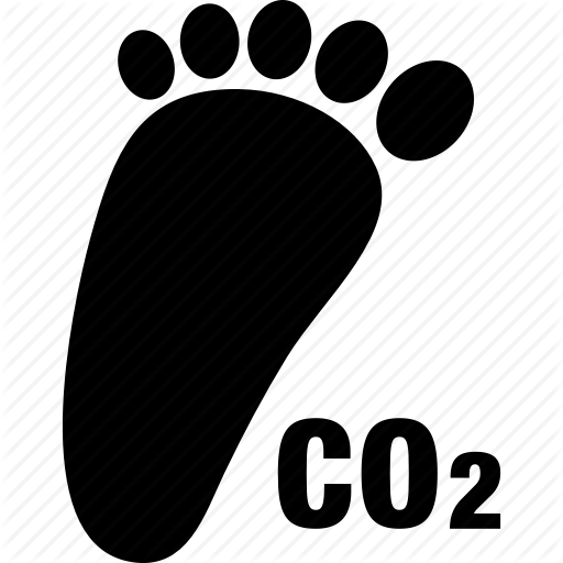 512x512 Carbon, Foot, Footprint, Pollution Icon