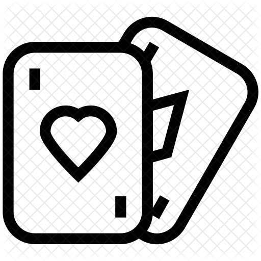 512x512 Card Game Icon Of Line Style
