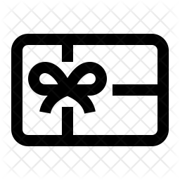 256x256 Gift Card Icon Of Line Style