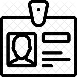 256x256 Id Card Icon Of Line Style