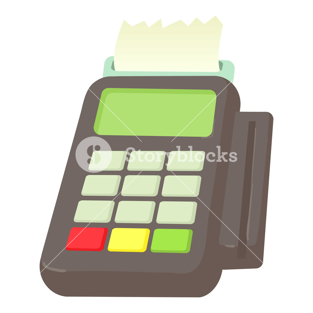 1000x1000 Card Reader Icon Cartoon Illustration Of Card Reader Vector Icon