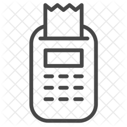 256x256 Credit Card Reader Icon Of Line Style