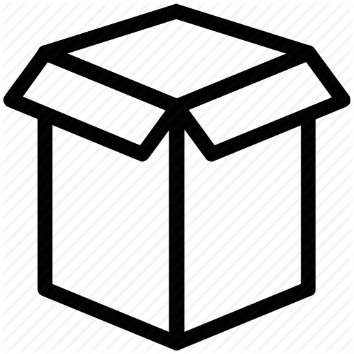 512x512 Box, Cardboard Box, Carton, Open, Packing Box Icon