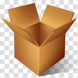 256x256 Drop Box Icon, Drop Boxx, Brown Cardboard Box Illustration