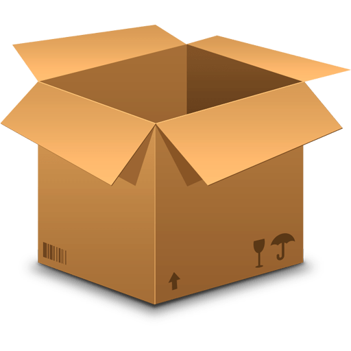 512x512 Realistic Cardboard Box Icon