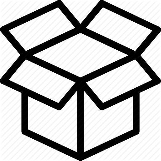 512x512 Box, Cardboard Box, Open Box, Package, Parcel Icon