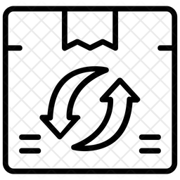 256x256 Cardboard Icon Of Line Style