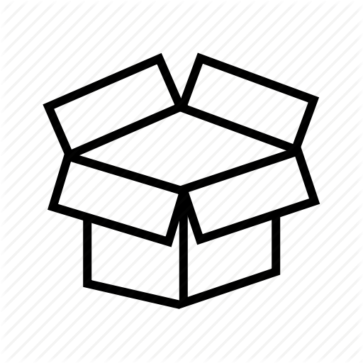 512x512 Box, Cardboard, Degradable Waste, Package, Recycle Cardboard Icon