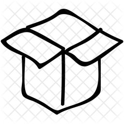 256x256 Cardboard Icon Of Doodle Style