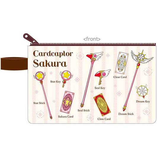 530x530 Po Cardcaptor Sakura Clear Card Arc Flat Pouch With Handle