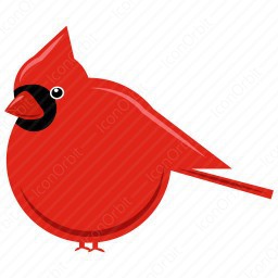 256x256 Cardinal Bird Icon