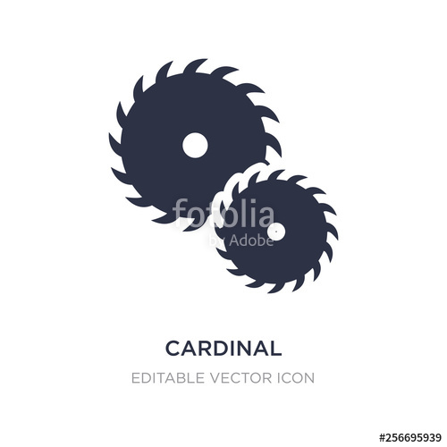 500x500 Cardinal Icon On White Background Simple Element Illustration