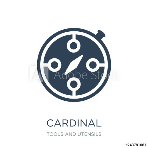 500x500 Cardinal Icon Vector On White Background, Cardinal Trendy Filled