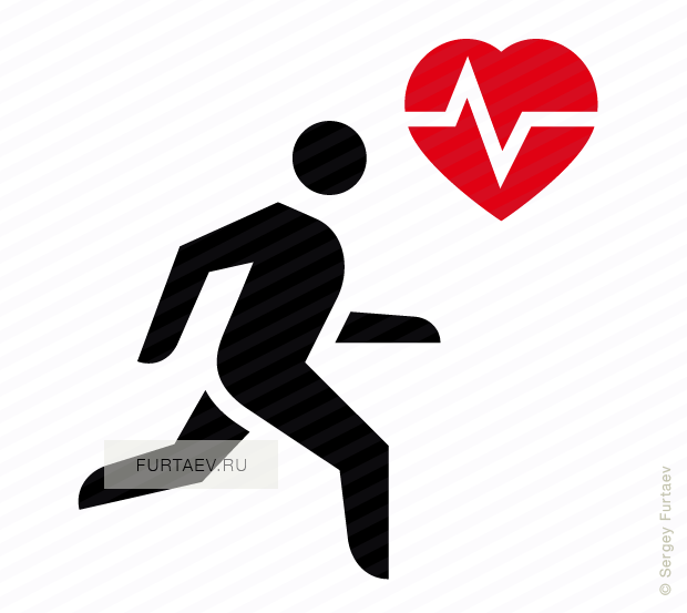 620x553 Cardio Training Vector Icon
