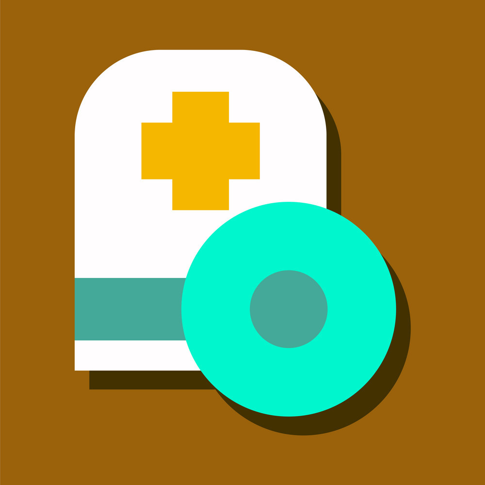 1000x1000 Flat Icon Design Collection Heart With Cardio In Vector