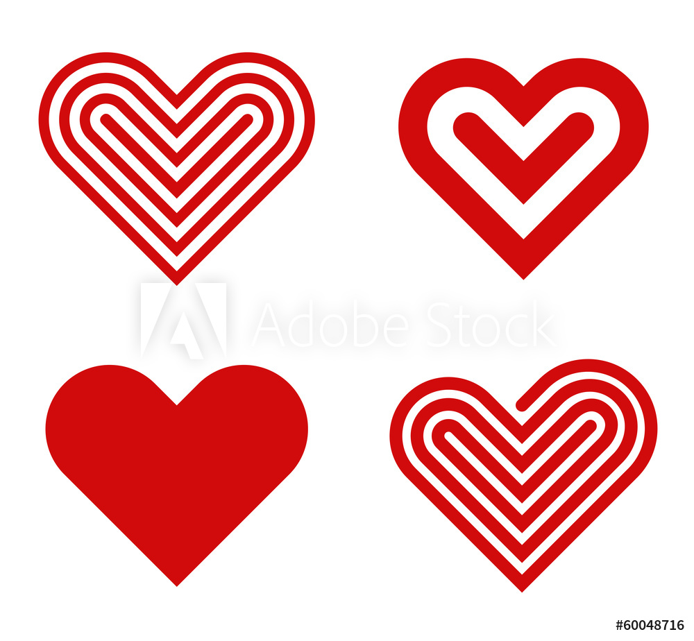 1000x924 Photo Art Print Heart Logo Design Collection Valentine's Day