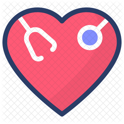 512x512 Cardiology Icon Of Colored Outline Style