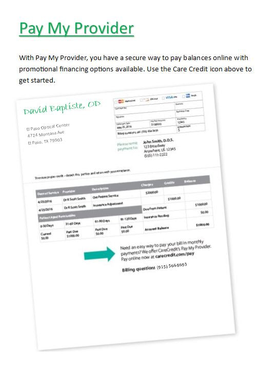 538x717 Care Credit Bill Pay