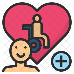 256x256 Caregiver Icon Of Colored Outline Style
