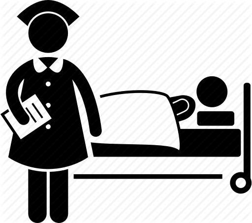 512x453 Assistant, Caregiver, Clinic, Hospital, Nurse, Sick, Ward Icon