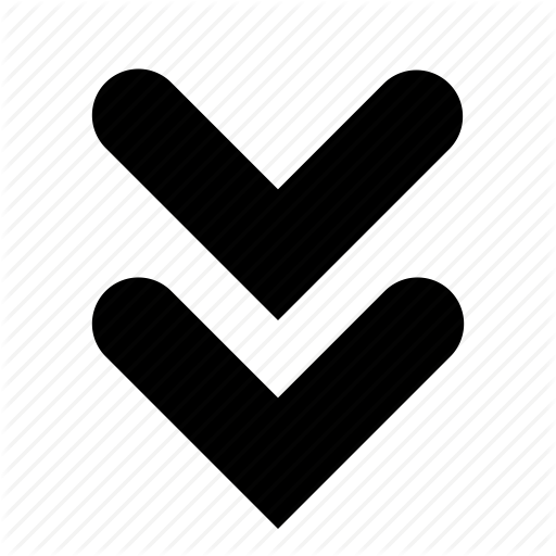 512x512 Caret, Double, Down Icon