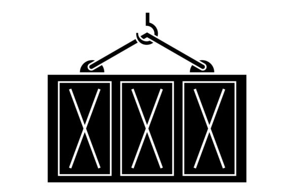 580x386 Container, Cargo Icon